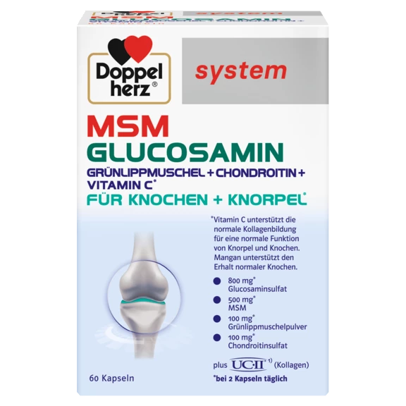 Doppelherz system MSM Glucosamin Frontansicht